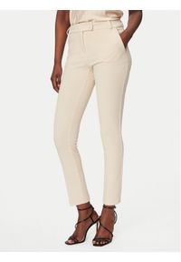 Rinascimento Spodnie materiałowe CFC0127865003 Beżowy Slim Fit. Kolor: beżowy. Materiał: syntetyk #1