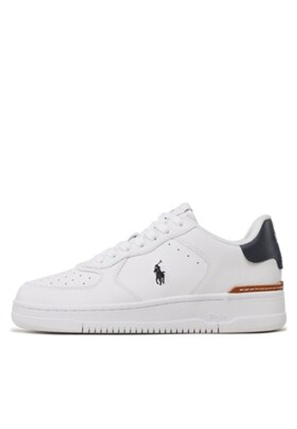 Polo Ralph Lauren Sneakersy 809891791004 Biały. Kolor: biały. Materiał: skóra