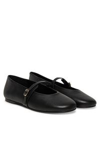 Steve Madden Baleriny Rejoice SM11003565 Czarny. Kolor: czarny. Materiał: skóra