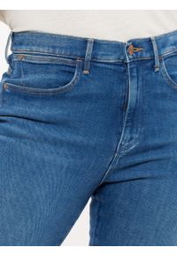 Wrangler - SPODNIE DAMSKIE WRANGLER HIGH RISE SKINNY POOL BLUE W27HJN68M