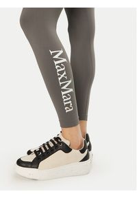 Max Mara Leisure Legginsy Fuoco 2426336048 Brązowy Slim Fit. Kolor: brązowy. Materiał: syntetyk #4