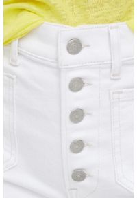 Polo Ralph Lauren jeansy damskie high waist. Stan: podwyższony. Kolor: biały #4
