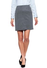 Tom Tailor - DAMSKA SPÓDNICA TOM TAILOR FAKE VELOUR LEATHER SKIRT #3