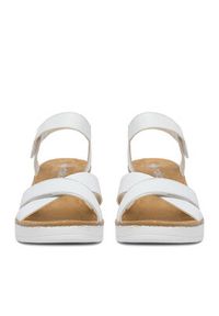 Rieker Sandały CEO-V38G9-80 Biały. Kolor: biały. Materiał: skóra #4