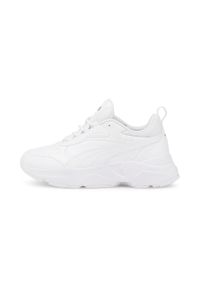 Buty Puma Cassia SL, Kobiety. Kolor: biały. Materiał: guma, tkanina, skóra ekologiczna, materiał, syntetyk. Sport: turystyka piesza