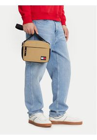 TOMMY HILFIGER - Tommy Hilfiger Saszetka Tjm Daily + Camera Bag AM0AM13271 Beżowy. Kolor: beżowy. Materiał: skóra #3