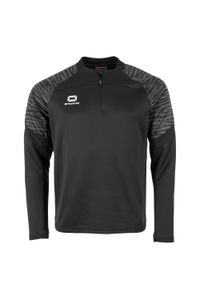 STANNO - Dziecięca bluza dresowa 1/4 z zamkiem błyskawicznym Stanno Bolt. Kolor: czarny. Materiał: dresówka #1