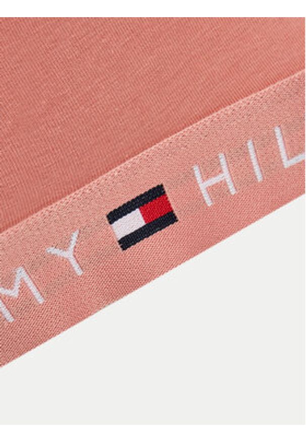 TOMMY HILFIGER - Tommy Hilfiger Biustonosz top UW0UW04143 Różowy. Kolor: różowy. Materiał: bawełna