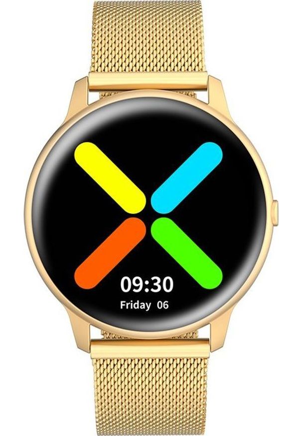 Smartwatch G.Rossi SW015-5 Złoty (15696-uniw). Rodzaj zegarka: smartwatch. Kolor: złoty