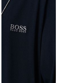 BOSS - Boss - Szlafrok. Kolor: niebieski #4