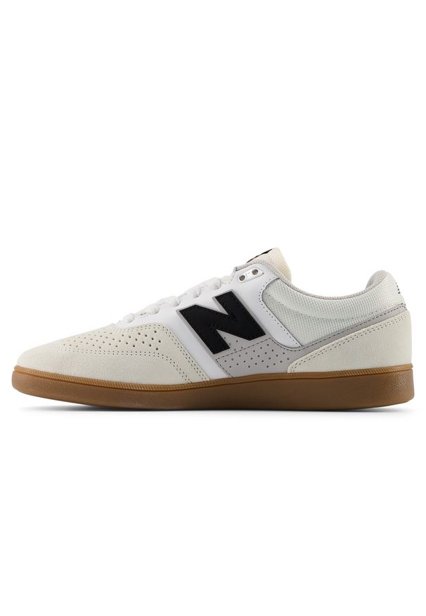 Buty męskie New Balance Numeric NM508WID – beżowe. Kolor: beżowy. Materiał: zamsz, skóra, dresówka, materiał, syntetyk. Szerokość cholewki: normalna. Wzór: nadruk. Sport: skateboard