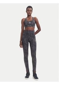 Adidas by Stella McCartney - adidas by Stella McCartney Biustonosz sportowy Power Impact JW4542 Brązowy Slim Fit. Kolor: brązowy. Materiał: syntetyk #4