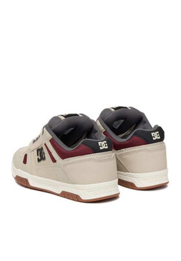 DC Shoes Sneakersy CEO-V5-10121 Beżowy. Kolor: beżowy. Materiał: skóra