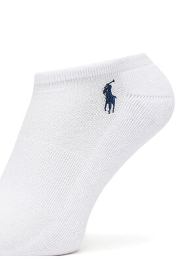 Polo Ralph Lauren Zestaw 6 par niskich skarpet damskich 455950427002 Biały. Kolor: biały. Materiał: materiał, bawełna