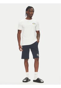 Quiksilver T-Shirt Ev Flower Chaos Ss EQYZT08050 Biały Regular Fit. Kolor: biały. Materiał: bawełna #5