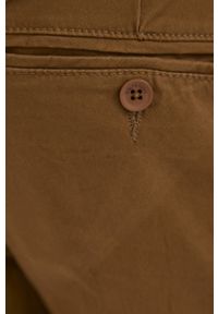 Only & Sons spodnie męskie kolor brązowy w fasonie chinos. Kolor: brązowy. Materiał: bawełna