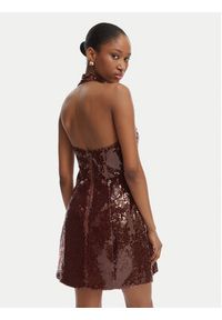 BARDOT - Bardot Sukienka koktajlowa Nevelle 59857DB2 Bordowy Slim Fit. Kolor: czerwony. Materiał: syntetyk. Styl: wizytowy #5