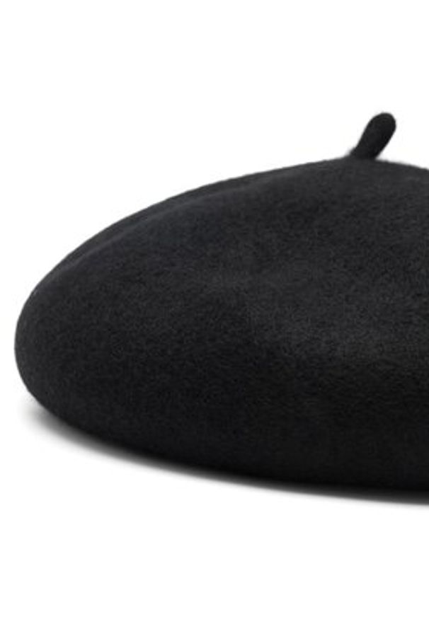 Jenny Fairy Beret 4W3-007-AW23 Czarny. Kolor: czarny. Materiał: wełna