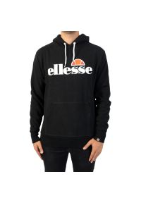 Bluza dresowa męska Ellesse Gottero. Kolor: czarny. Materiał: bawełna, poliester #1