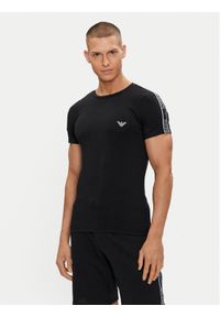 Emporio Armani Underwear T-Shirt 111035 4R523 00020 Czarny Slim Fit. Kolor: czarny. Materiał: bawełna