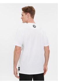 Plein Sport T-Shirt SADC MTK6916 SJY001N Biały Regular Fit. Kolor: biały. Materiał: bawełna. Styl: sportowy #3