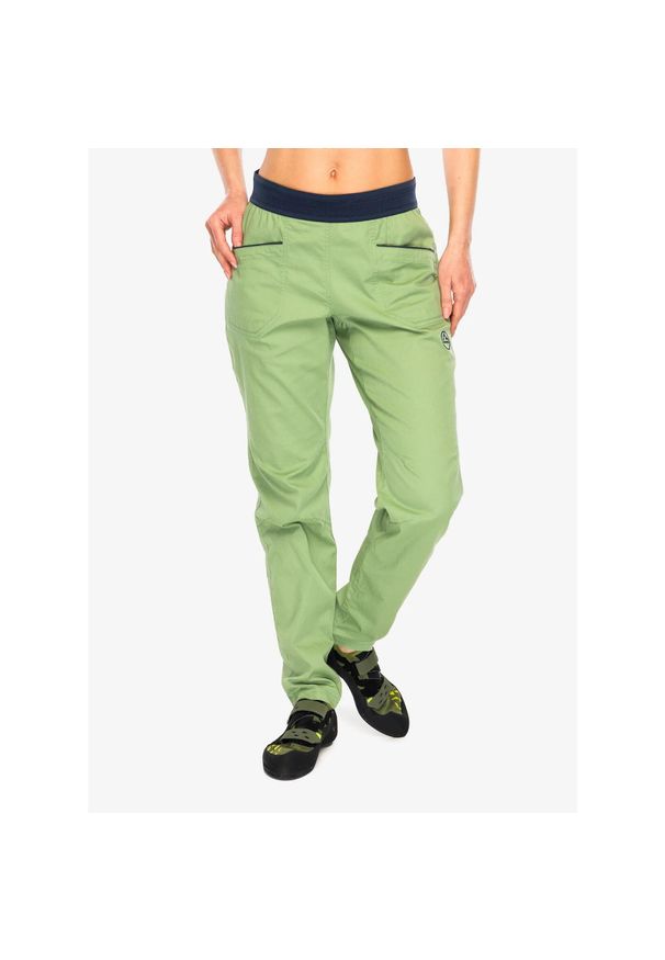 LA SPORTIVA - Spodenki wspinaczkowe damskie La Sportiva Roots Shorts. Kolor: zielony