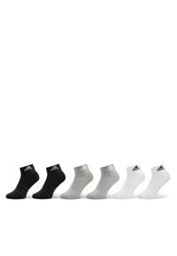 Adidas - adidas Skarpety Niskie Unisex Cushioned Sportswear Ankle Socks 6 Pairs IC1292 Szary. Kolor: szary. Materiał: bawełna