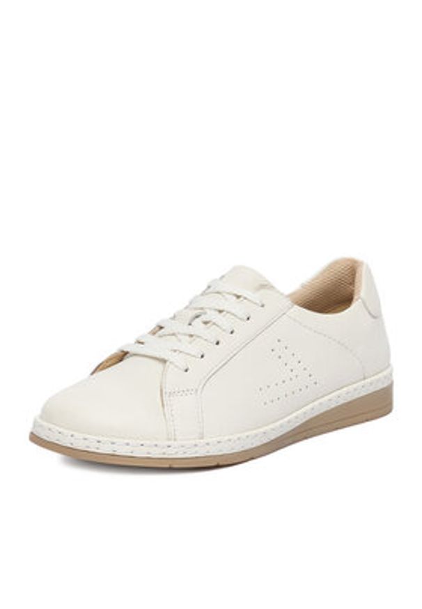 Lasocki Sneakersy CEO-WI23-LYLA-04 Écru. Kolor: kremowy. Materiał: skóra