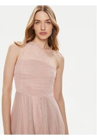 Kontatto Sukienka wieczorowa SU308 Różowy Regular Fit. Kolor: różowy. Materiał: syntetyk. Styl: wizytowy #4
