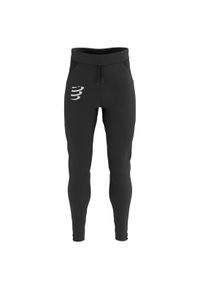 Spodnie męskie Compressport Hurricane Windproof Seamless Pants. Kolor: czarny