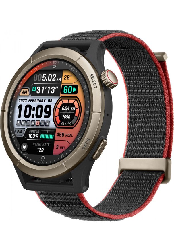 Huami - Smartwatch Amazfit Cheetah Pro czarny. Rodzaj zegarka: smartwatch. Kolor: czarny