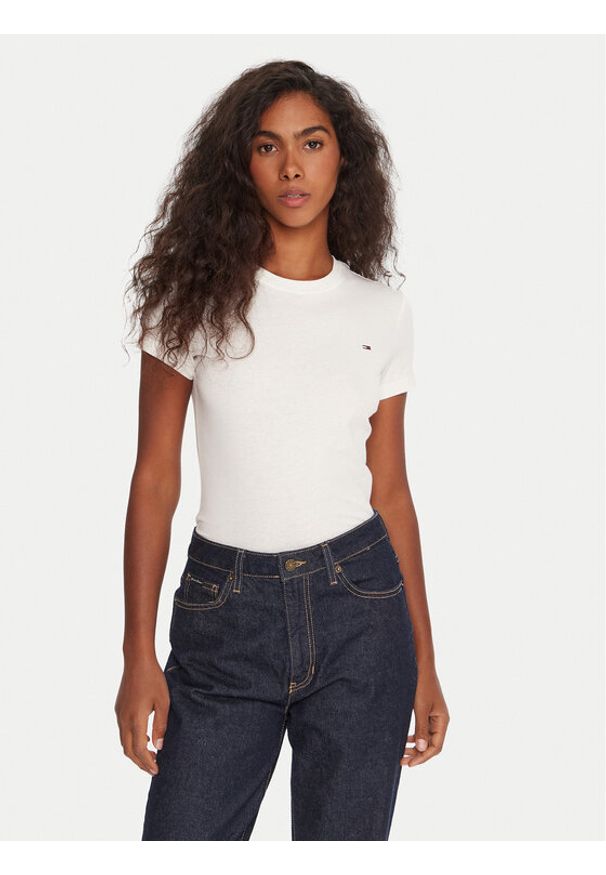 Tommy Jeans Komplet 2 t-shirtów DW0DW21366 Kolorowy Slim Fit. Materiał: bawełna. Wzór: kolorowy