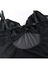 Intica - Body z pasem do pończoch i rękawiczkami na romantyczne wieczory Orelia. Kolor: czerwony. Materiał: materiał #11