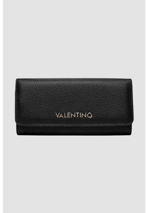 Valentino by Mario Valentino - VALENTINO Czarny portfel Brixton. Kolor: czarny