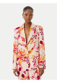 LOLA CASADEMUNT Marynarka MS2602012 Kolorowy Regular Fit. Materiał: wiskoza. Wzór: kolorowy #1