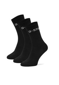 G-Star RAW - G-Star Raw Skarpety długie AS_G_STAR_001W_SS25 (3-PACK) Czarny. Kolor: czarny. Materiał: bawełna #1
