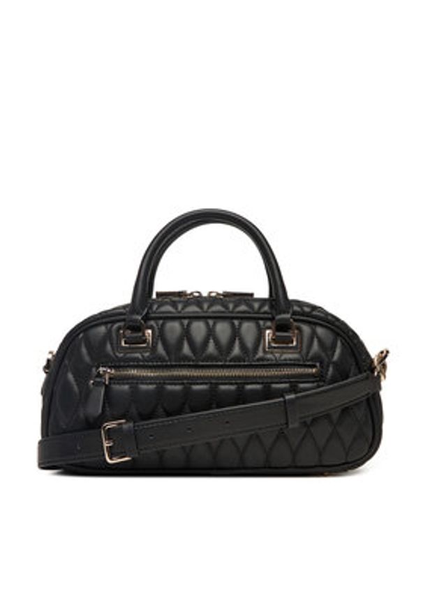 Guess Torebka Valla HWQG81 22050 Czarny. Kolor: czarny. Materiał: skórzane