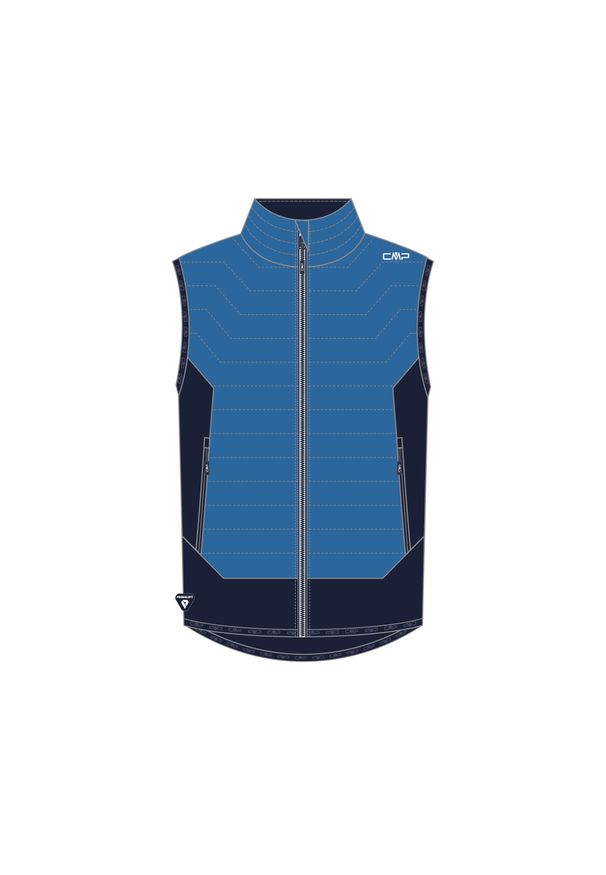 Kamizelka męska rowerowa CMP 34Z1927. Kolor: niebieski, wielokolorowy, czarny