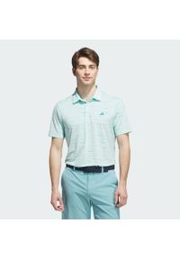Adidas - Koszulka Ultimate365 Mesh Glimmer Print Polo. Okazja: na co dzień. Typ kołnierza: polo. Kolor: niebieski. Materiał: mesh. Wzór: nadruk. Styl: casual