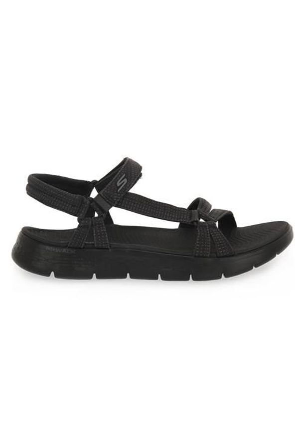 skechers - Buty do chodzenia damskie Skechers Bbk Go Walk Flex. Zapięcie: rzepy. Kolor: czarny. Materiał: materiał. Sport: turystyka piesza