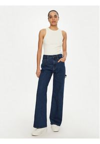 Tommy Jeans Jeansy Mia DW0DW20460 Granatowy Relaxed Fit. Kolor: niebieski