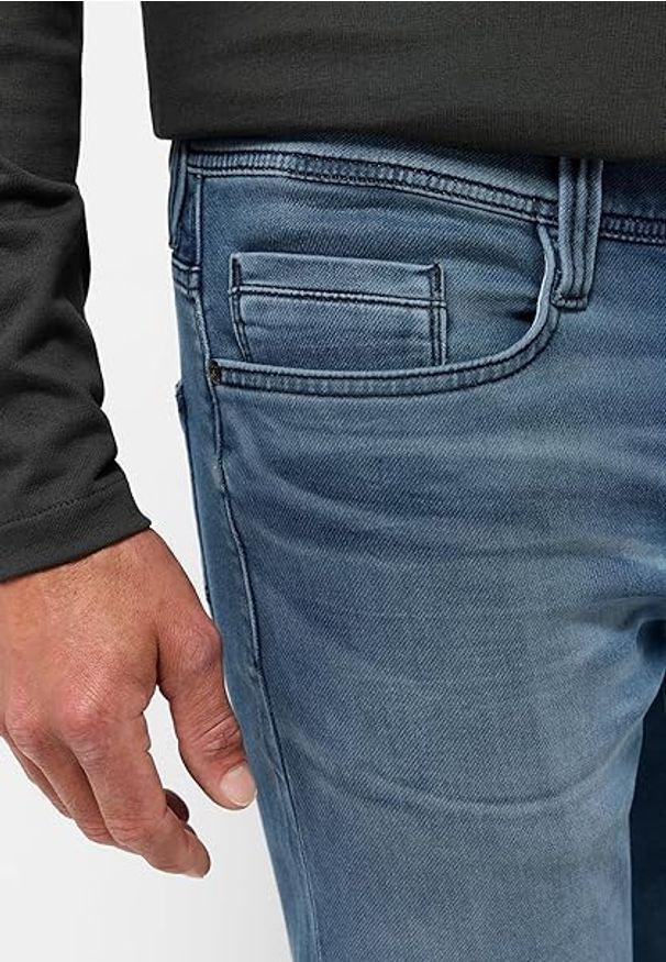 Męskie Spodnie jeansowe Mustang Style Oregon Slim K Denim Blue 1015873 5000 583