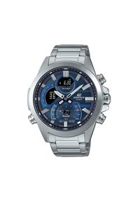 Casio Zegarek Edivice ECB-30D-2AEF Srebrny. Kolor: srebrny