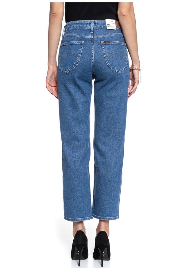 Lee - SPODNIE DAMSKIE LEE 5 POCKET WIDE LEG MYSTIC STONE L30SDJJI 112106615
