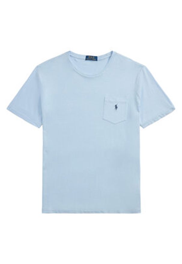 Polo Ralph Lauren T-Shirt 710964511004 Błękitny Regular Fit. Typ kołnierza: polo. Kolor: niebieski. Materiał: bawełna