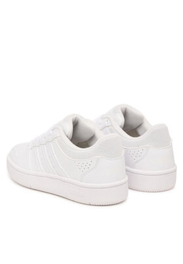 Adidas - adidas Sneakersy Hoops Classic J KH8913 Biały. Kolor: biały. Materiał: skóra