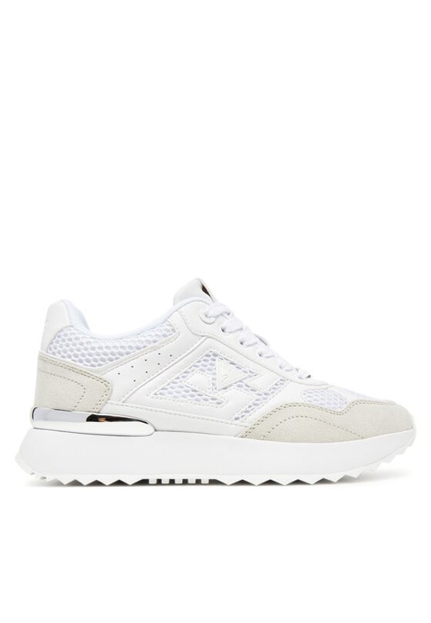 Guess Sneakersy FLTKOR ELE12 Biały. Kolor: biały. Materiał: materiał