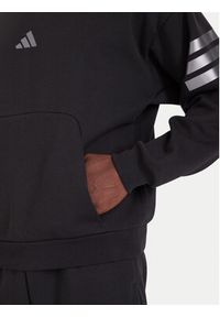 Adidas - adidas Bluza Future Icons 3-Stripes JX1956 Czarny Regular Fit. Kolor: czarny. Materiał: bawełna, syntetyk #3