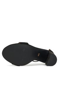 DeeZee Sandały 0812-1 Czarny. Kolor: czarny. Materiał: materiał