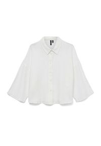 Vero Moda Koszula Natali 10279685 Biały Standard Fit. Kolor: biały. Materiał: bawełna #3